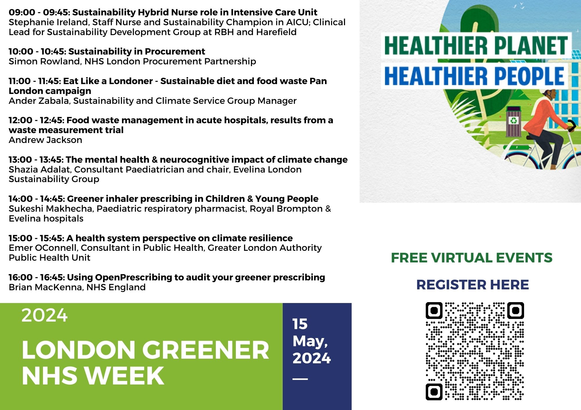 London Green Week Event - Wednesday 15 May 2024