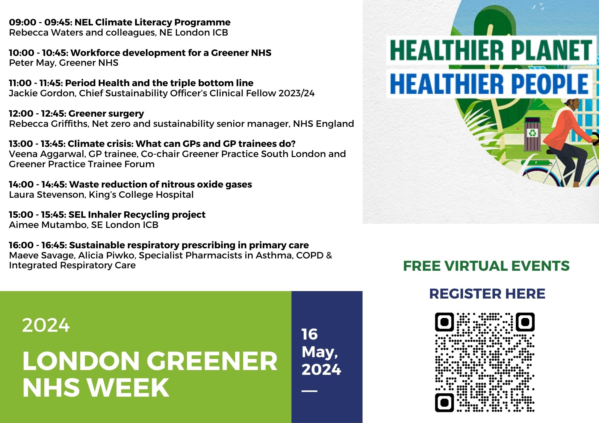 London Green Week Event - Thursday 16 May 2024