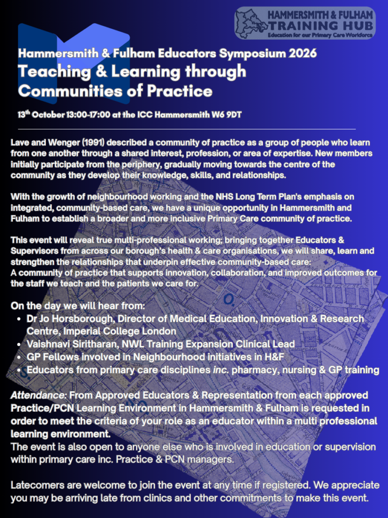 The Hammersmith& Fulham Educator’s Symposium