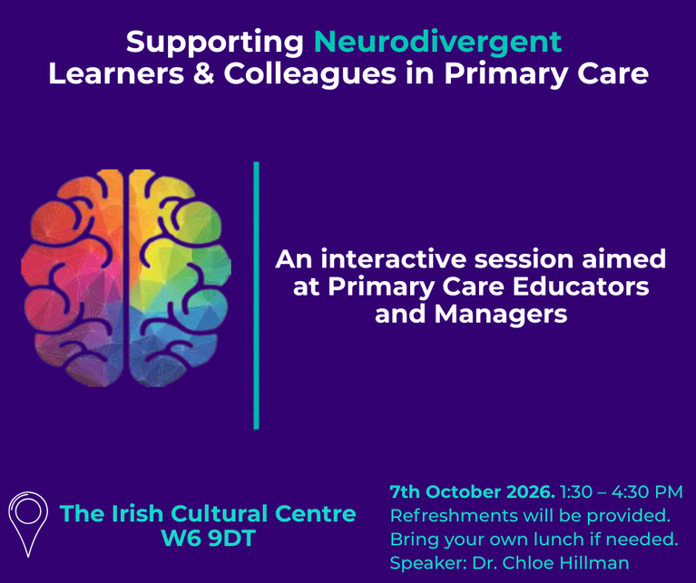 Supporting Neurodivergent Learners & Colleagues in Primary Care