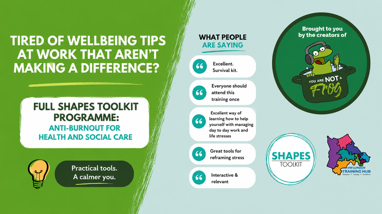 Shapes Toolkit: Anti-Burnout training for primary care staff